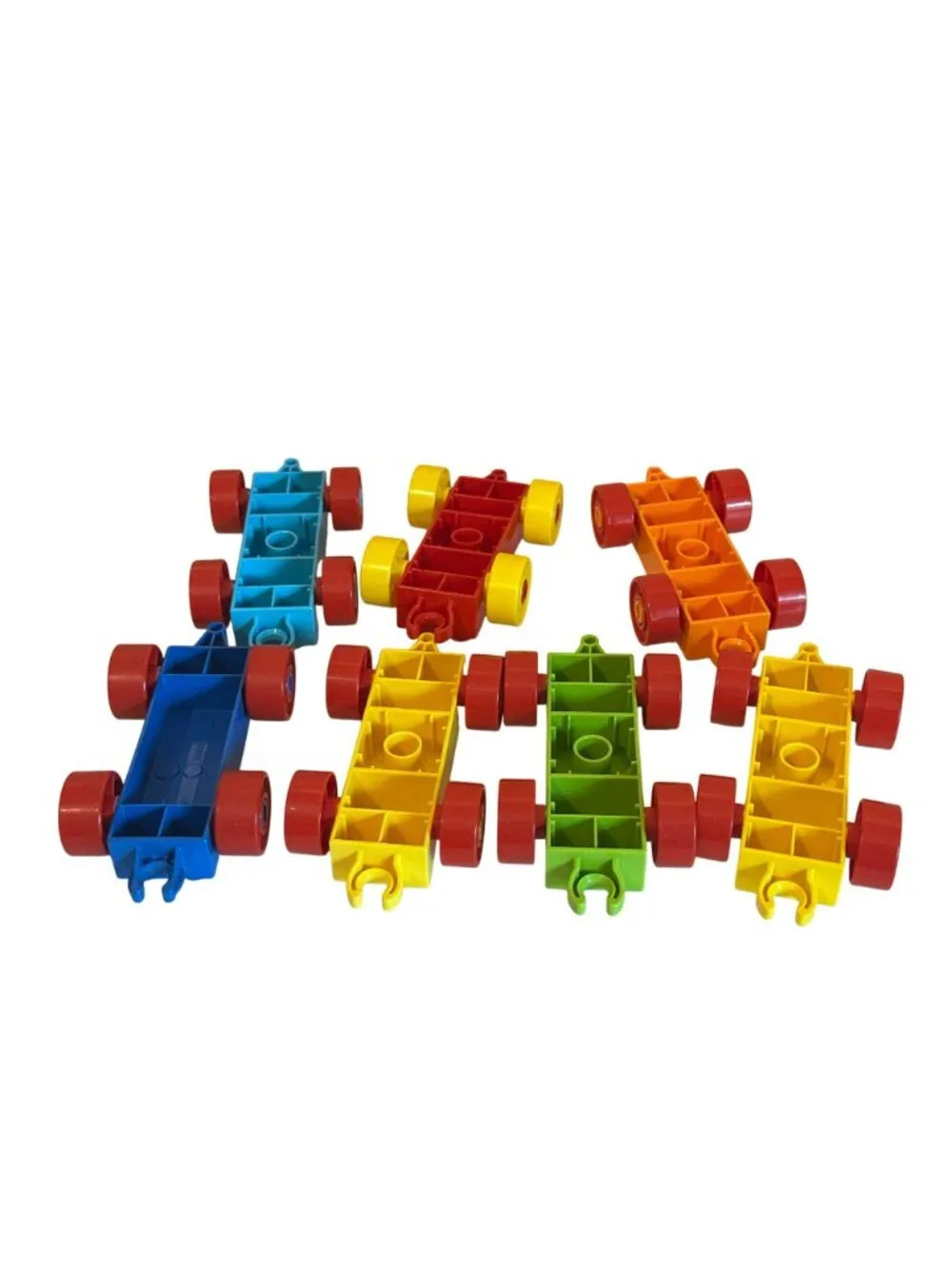 LEGO Duplo Car Base Lot 7 Pieces Parts Replacement Pretend Play Building Toys